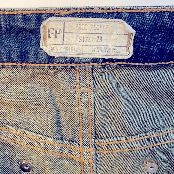 Free People Shorts Majestic Embellished Jean Size 29 Denim - Picture 7 of 9